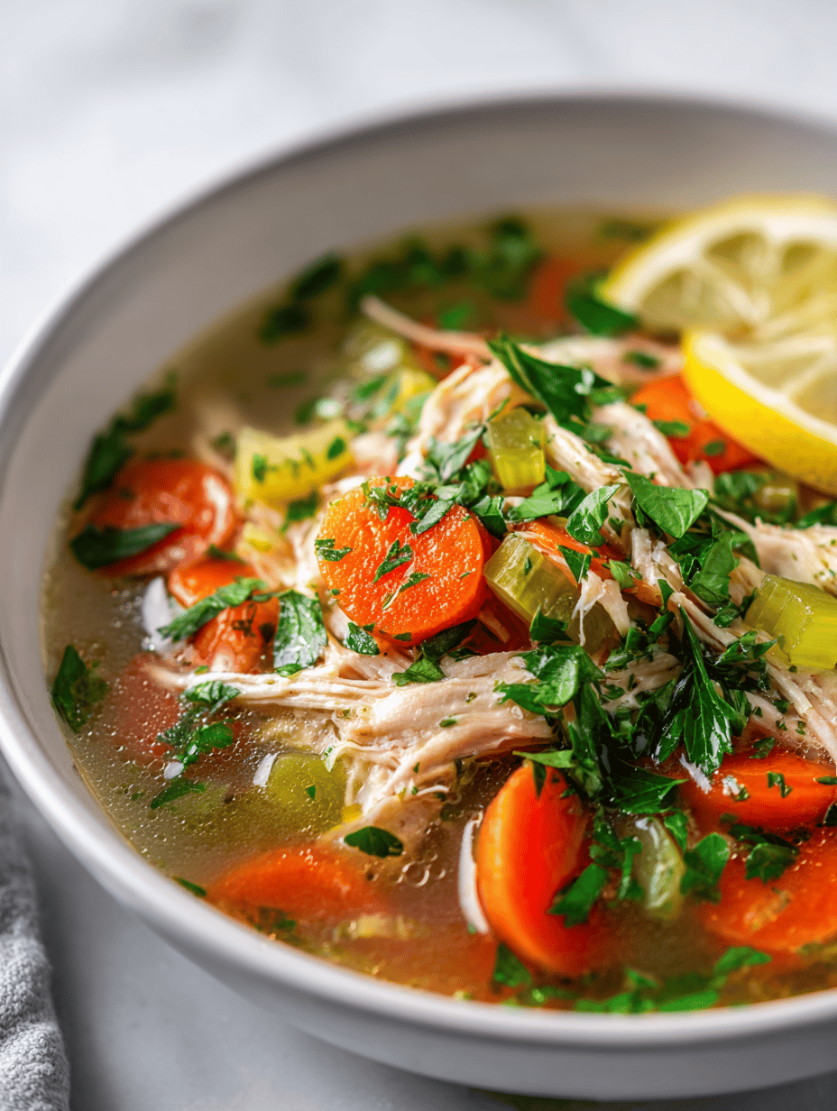 instant pot chicken soup recipe
