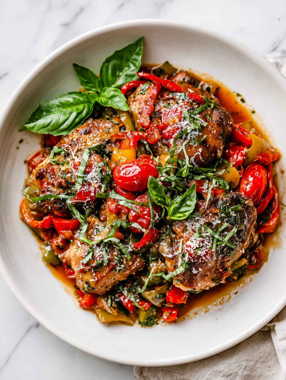 Crockpot Chicken Cacciatore Recipe