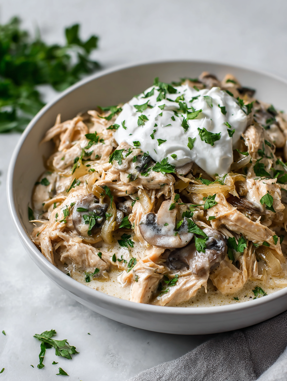 Crockpot Chicken Stroganoff Recipe