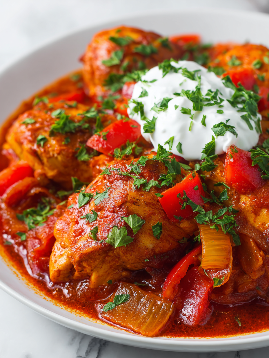 Crockpot Chicken Paprikash Recipe