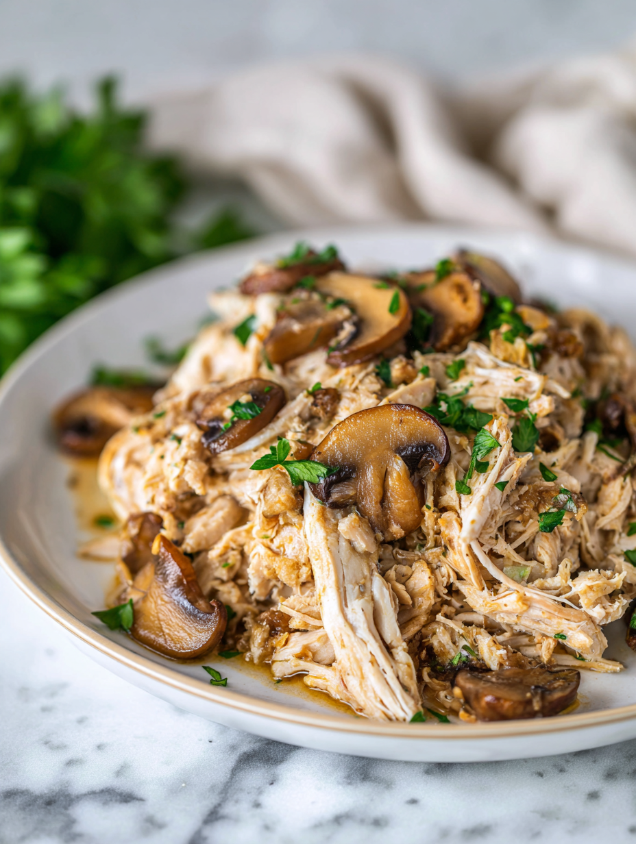 Crockpot Chicken And Mushrooms Recipe