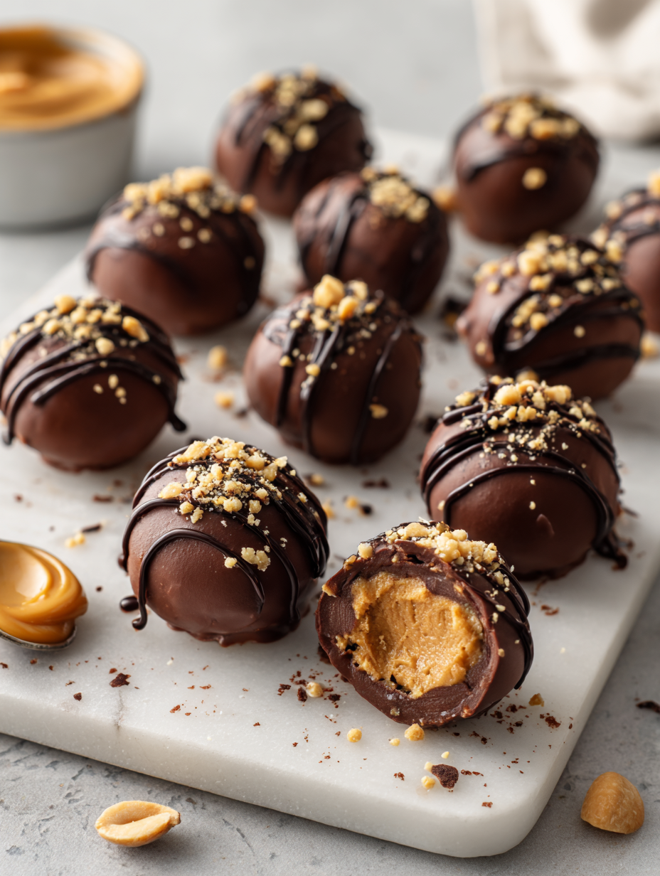 Chocolate Peanut Butter Truffles Recipe